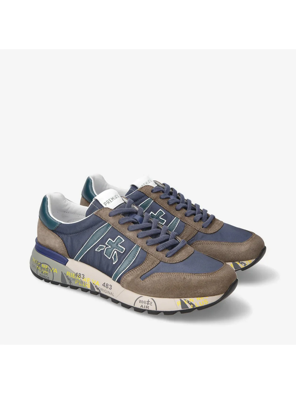 PREMIATA Sneaker Uomo  LANDER VAR 6400 Blu - Image 4