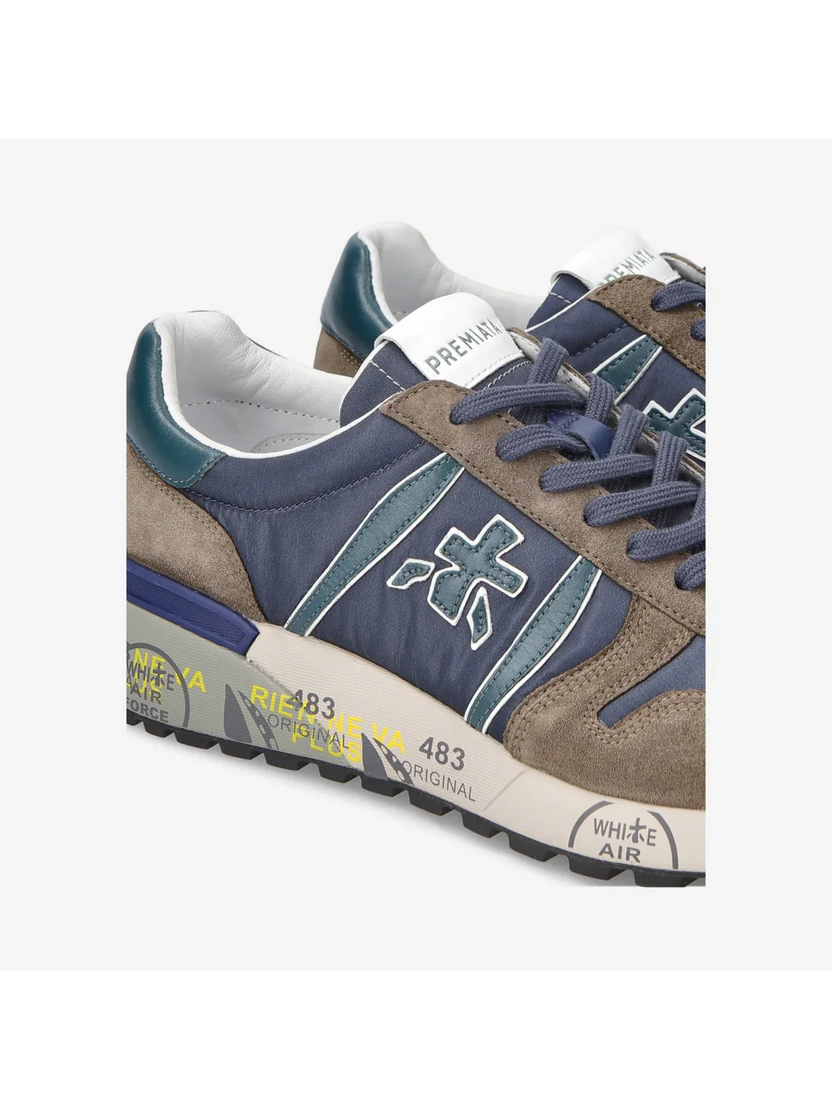 PREMIATA Sneaker Uomo  LANDER VAR 6400 Blu - Image 7