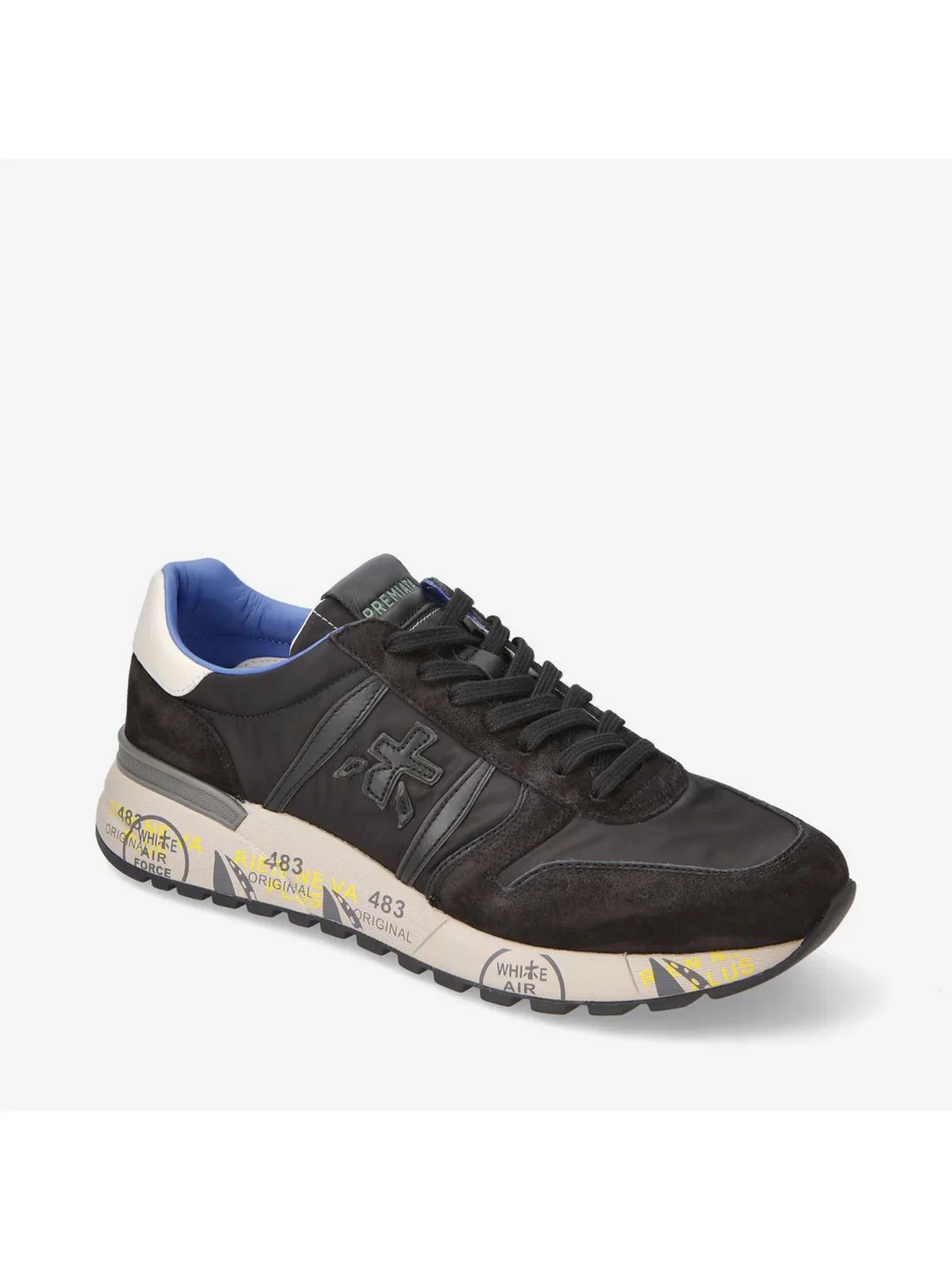 PREMIATA Sneaker Uomo LANDER VAR 6402 Nero - Image 2