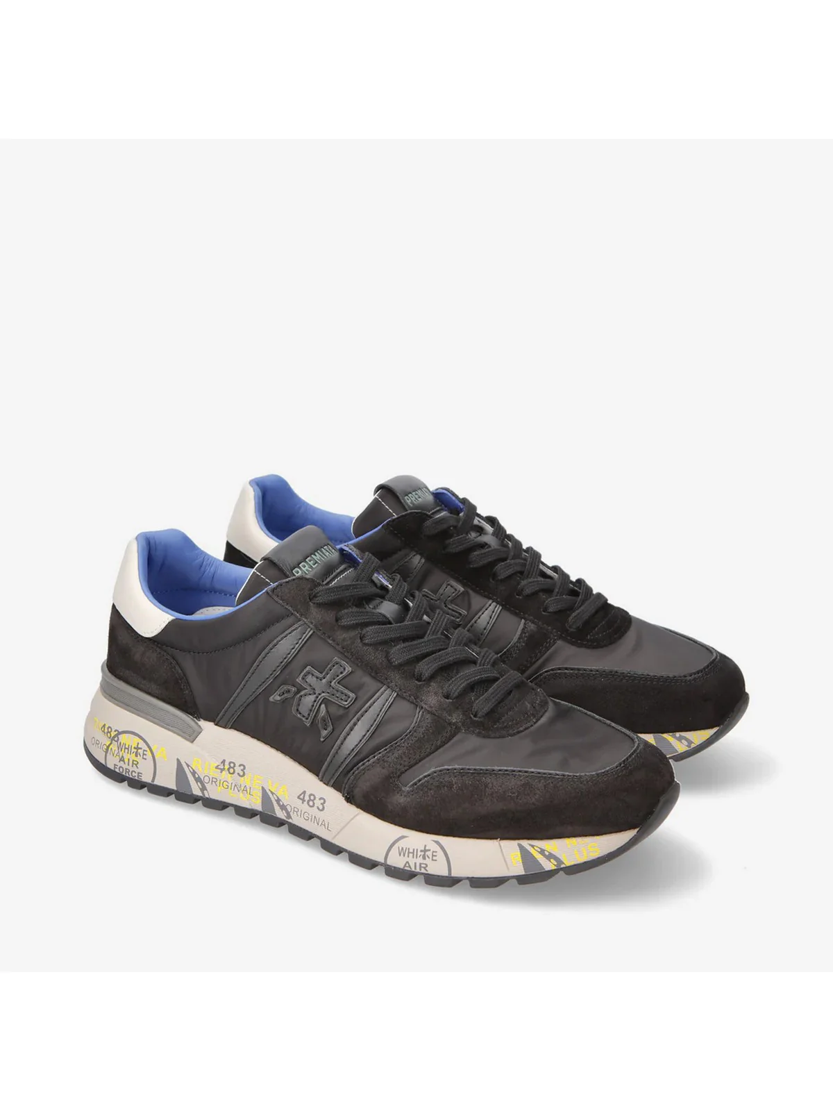 PREMIATA Sneaker Uomo LANDER VAR 6402 Nero - Image 4