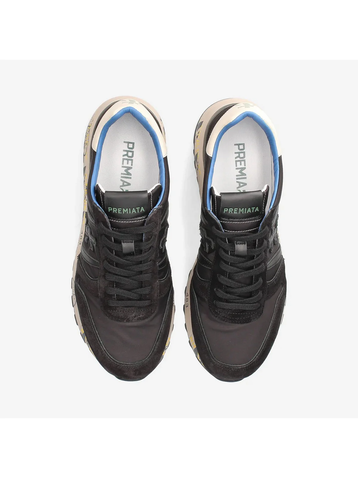 PREMIATA Sneaker Uomo LANDER VAR 6402 Nero - Image 6