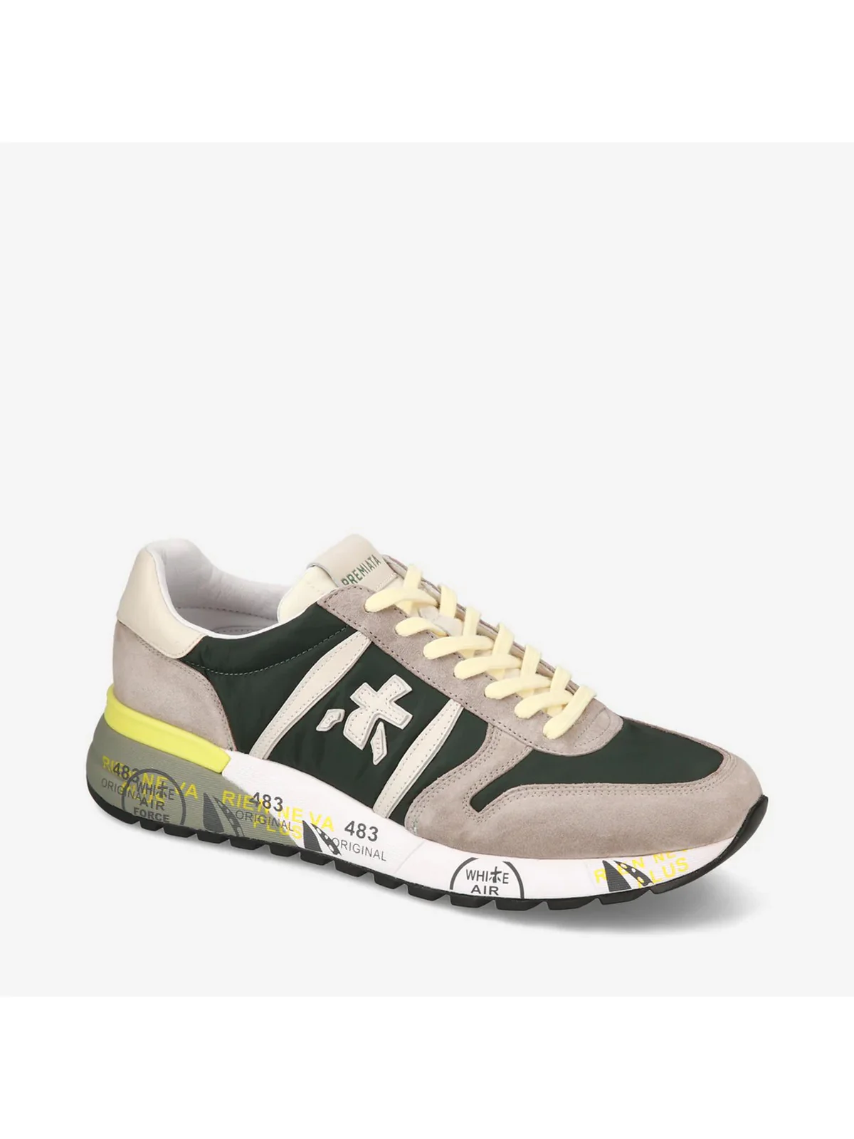 PREMIATA Sneaker Uomo LANDER VAR 6632 Grigio - Image 3