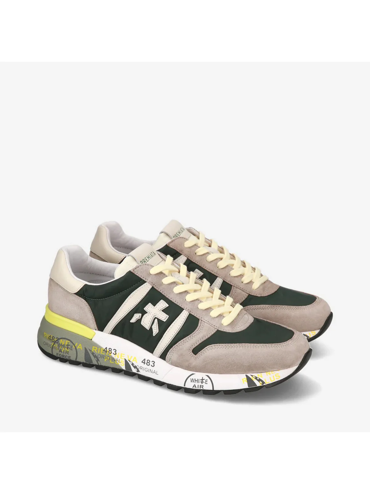 PREMIATA Sneaker Uomo LANDER VAR 6632 Grigio - Image 4
