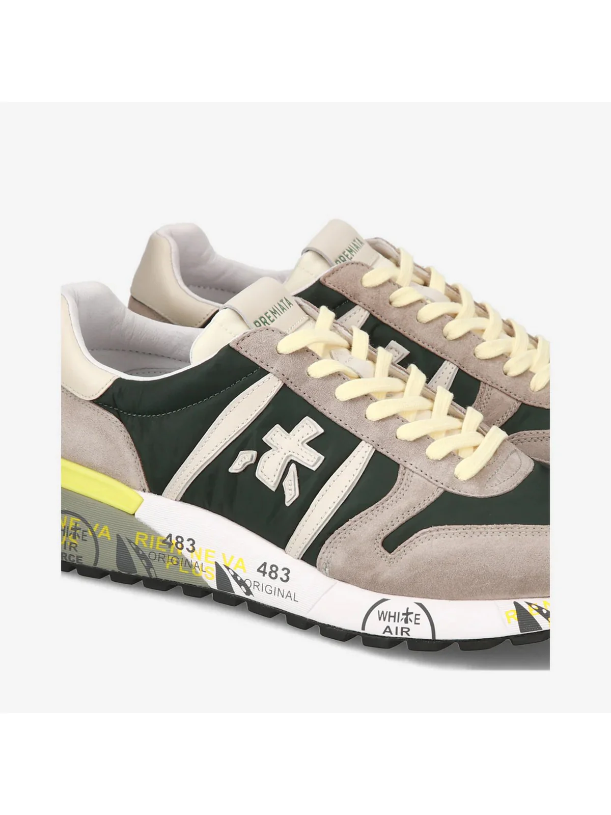 PREMIATA Sneaker Uomo LANDER VAR 6632 Grigio - Image 6