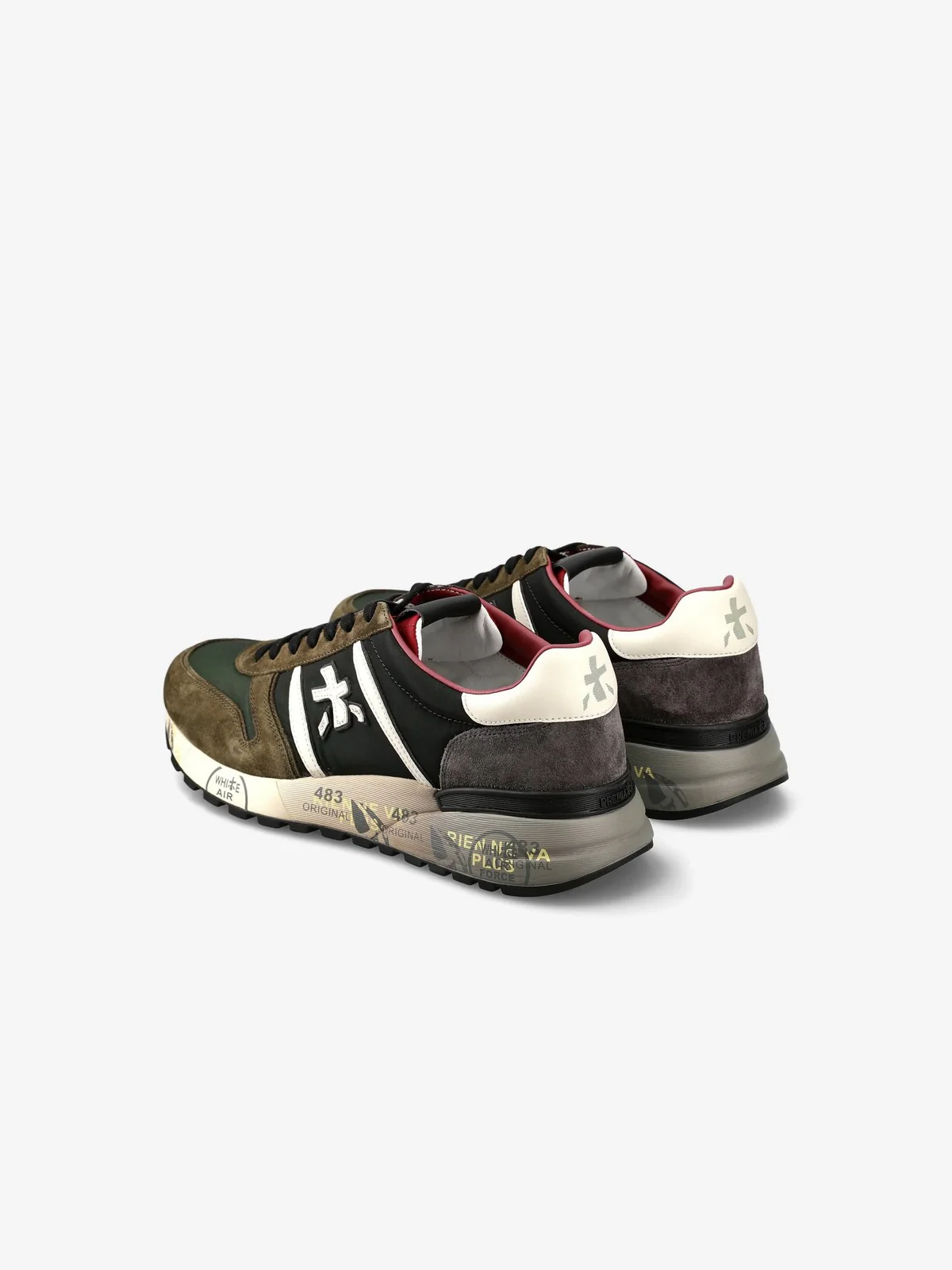 PREMIATA Sneaker Uomo  LANDER VAR 6905 MILITARY GREEN - Image 3