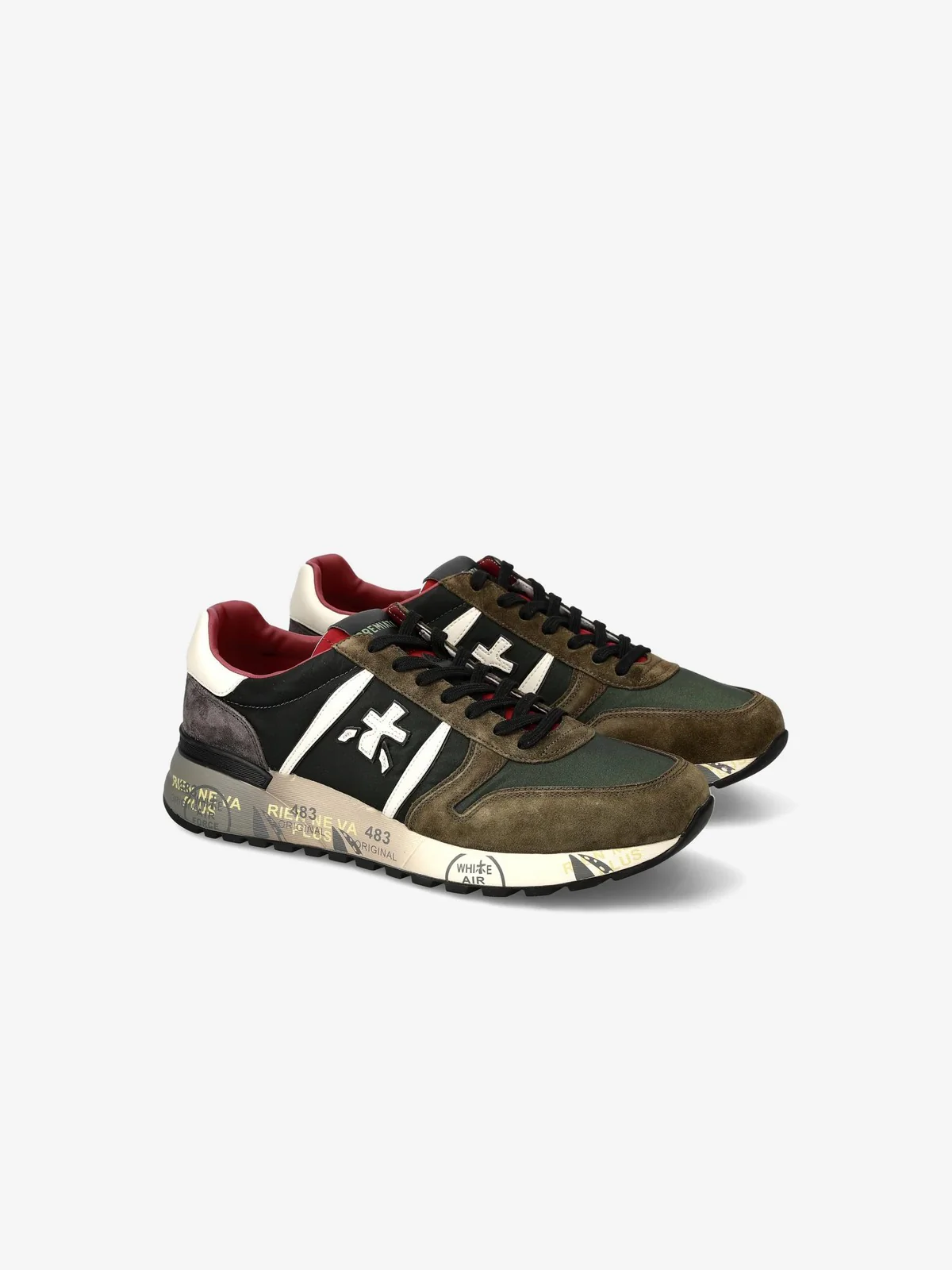 PREMIATA Sneaker Uomo  LANDER VAR 6905 MILITARY GREEN - Image 5