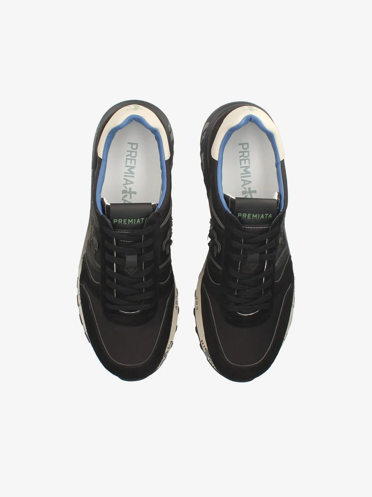 PREMIATA Sneaker Uomo LANDER VAR 7079 BLACK - Image 2