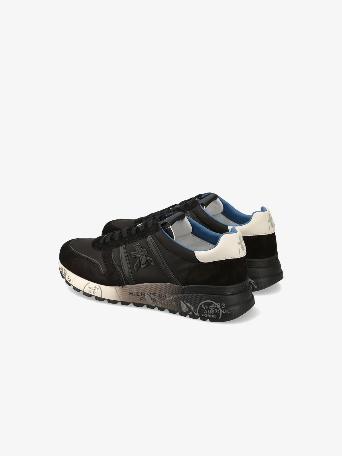 PREMIATA Sneaker Uomo LANDER VAR 7079 BLACK - Image 3