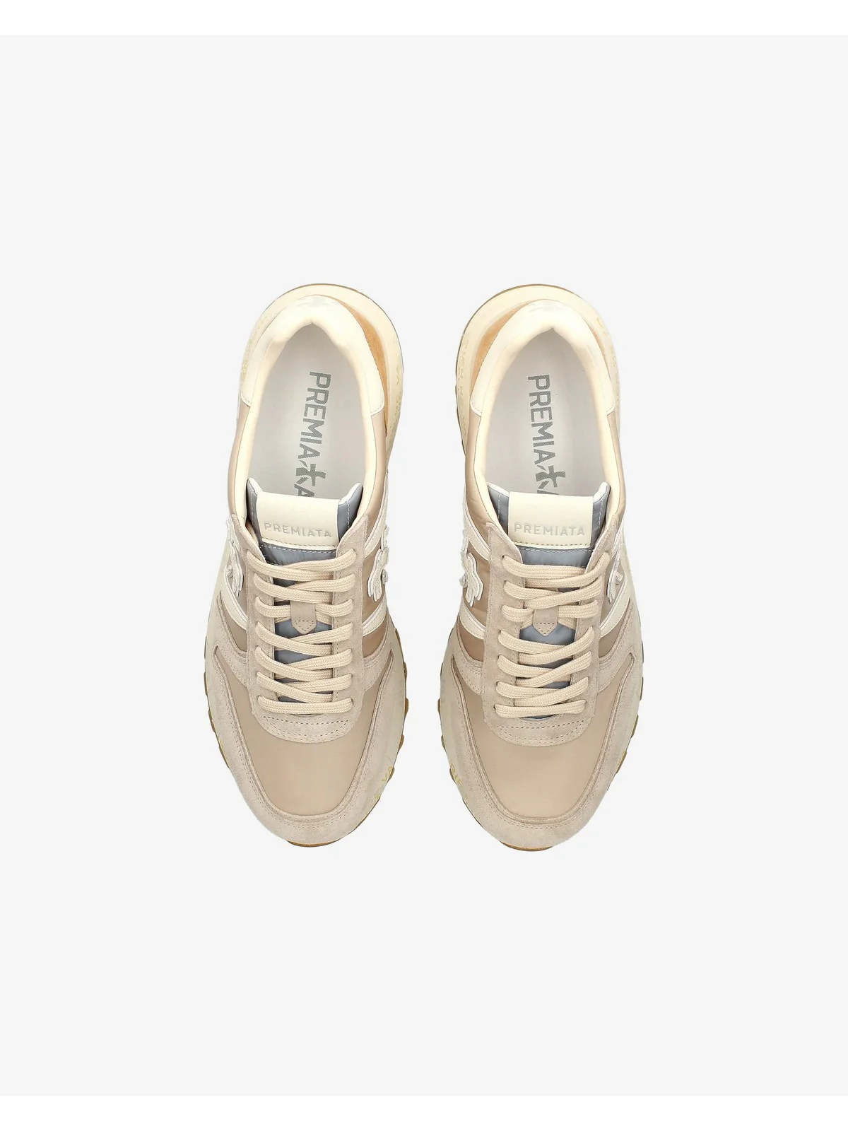 PREMIATA Sneaker Uomo LANDER VAR 7200 Beige - Image 2