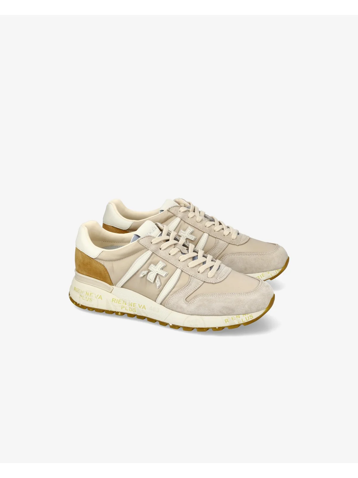 PREMIATA Sneaker Uomo LANDER VAR 7200 Beige - Image 5