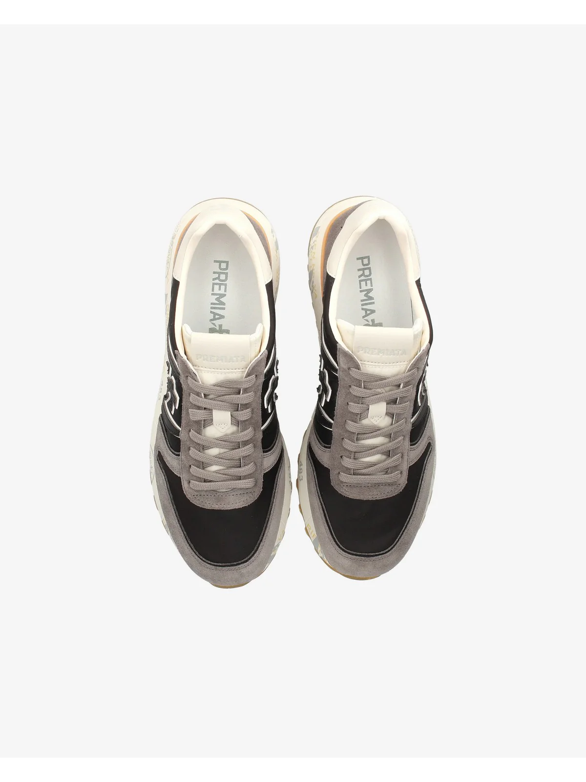 PREMIATA Sneaker Uomo LANDER VAR 7207 BLACK - Image 2