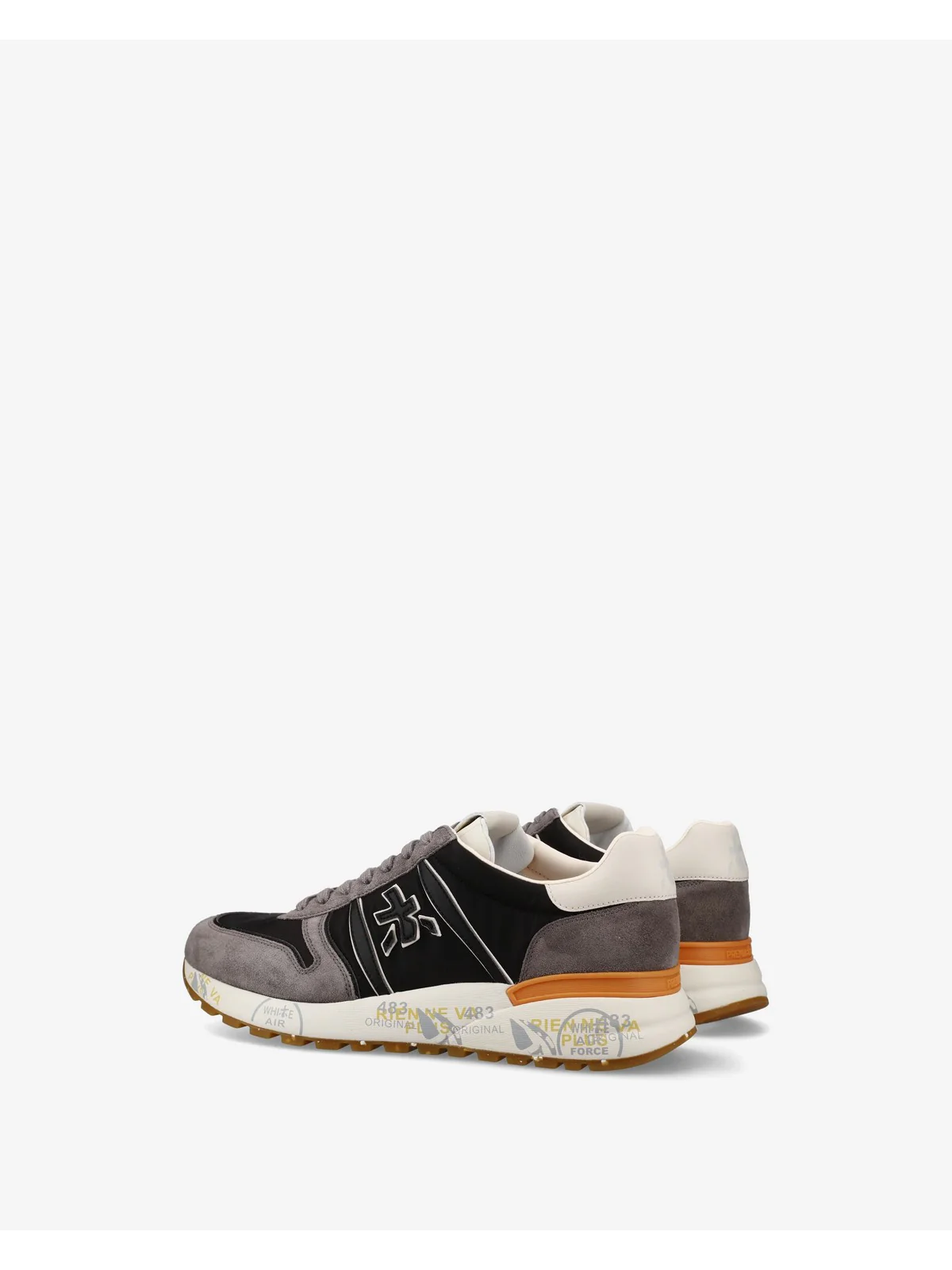 PREMIATA Sneaker Uomo LANDER VAR 7207 BLACK - Image 3