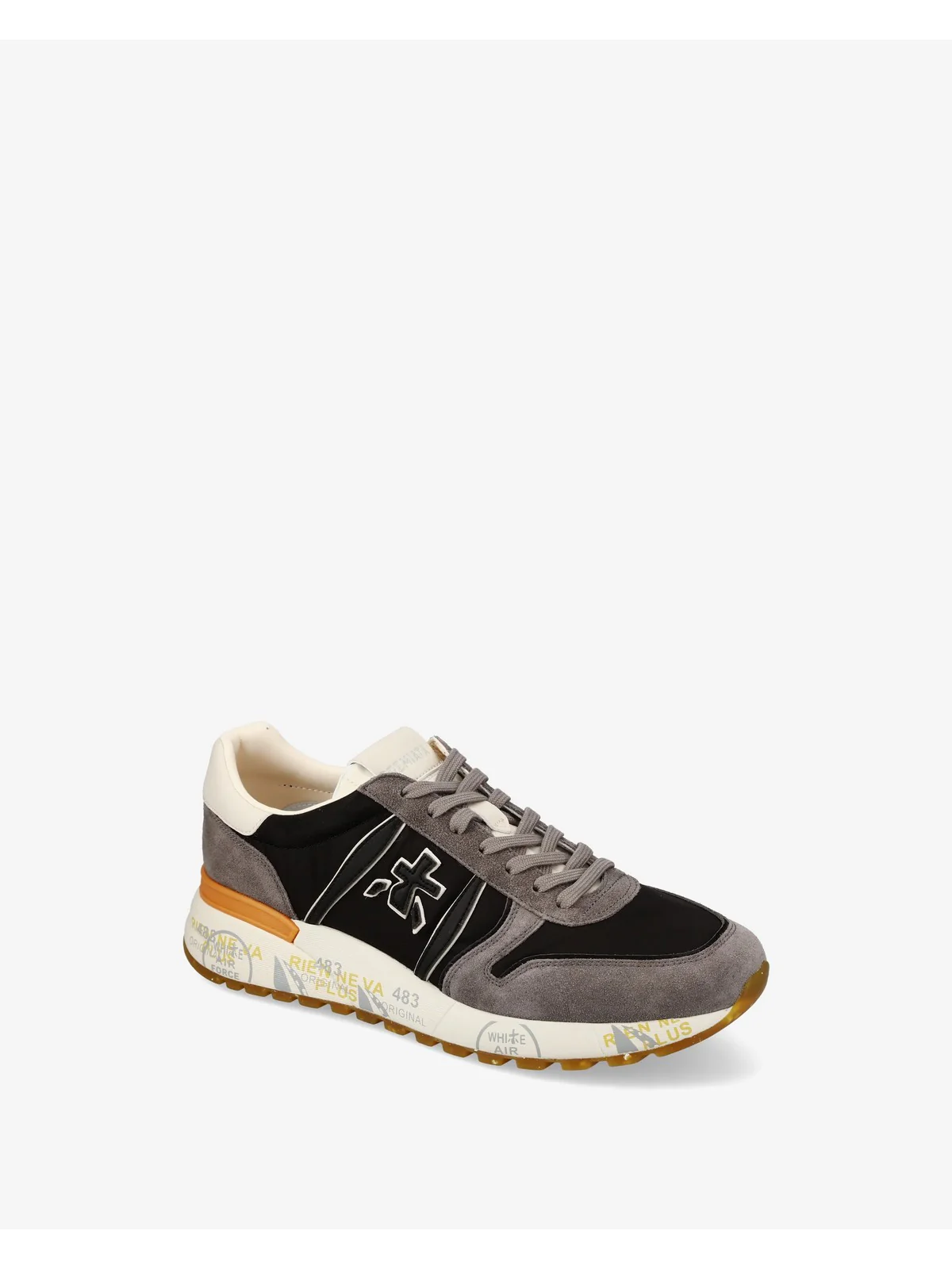 PREMIATA Sneaker Uomo LANDER VAR 7207 BLACK - Image 6