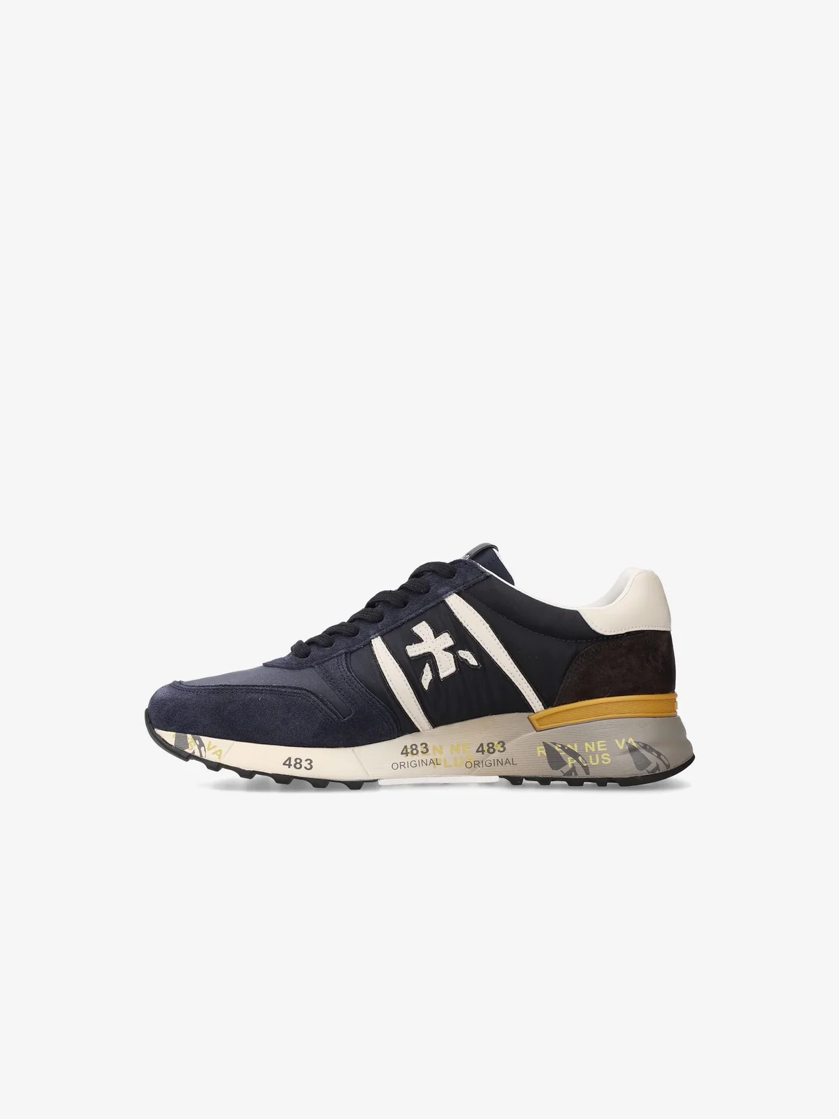 PREMIATA Sneaker Uomo LANDER VAR 7702 DARK BLUE - Image 4
