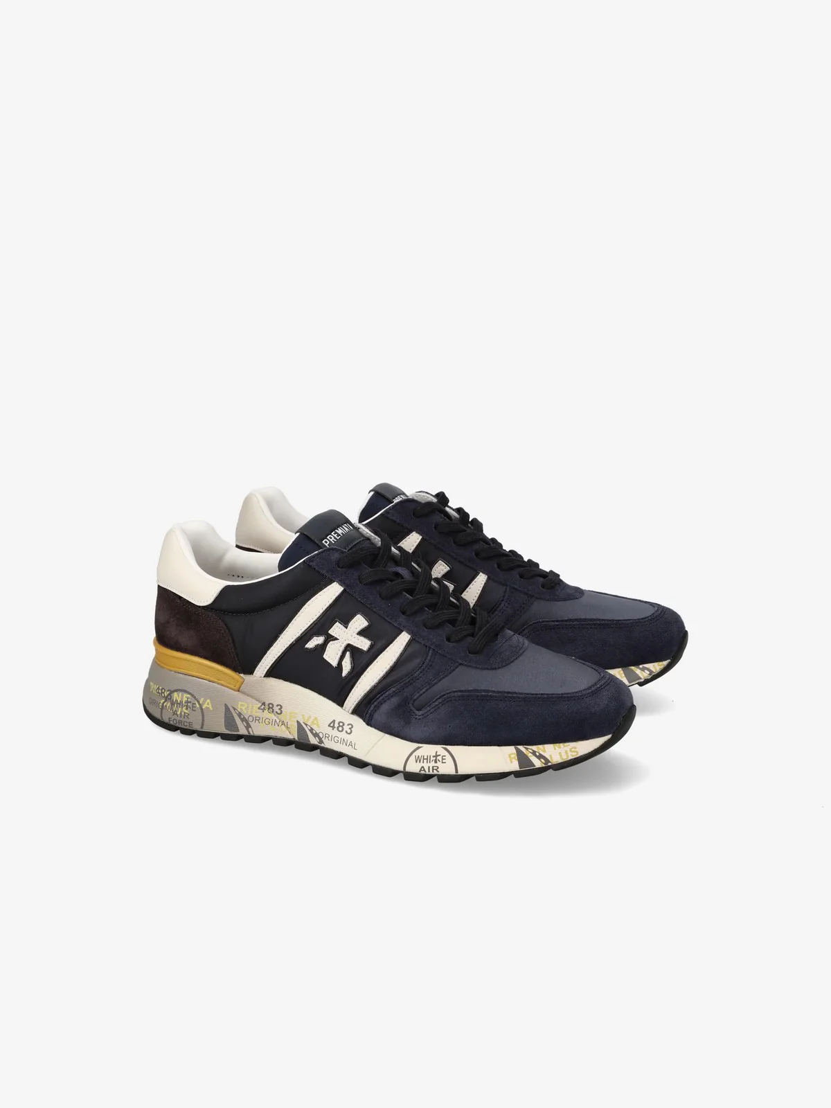 PREMIATA Sneaker Uomo LANDER VAR 7702 DARK BLUE - Image 5
