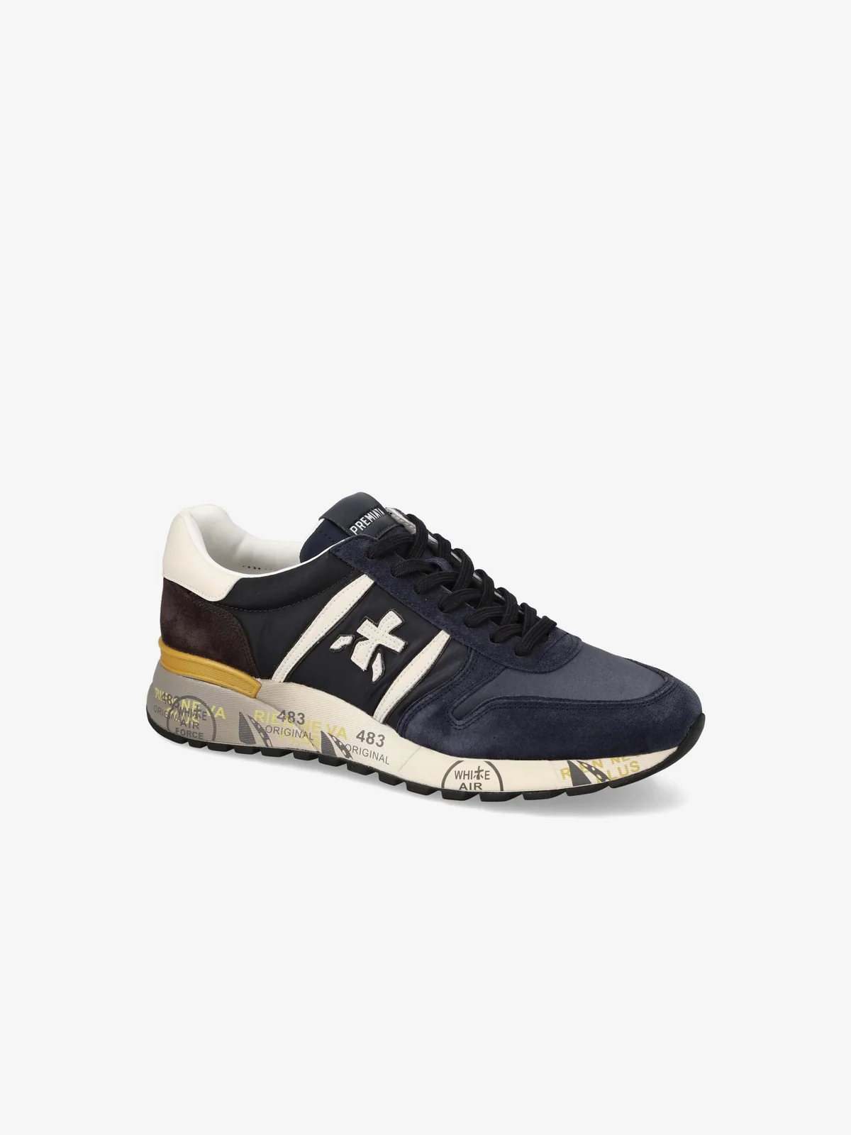 PREMIATA Sneaker Uomo LANDER VAR 7702 DARK BLUE - Image 6