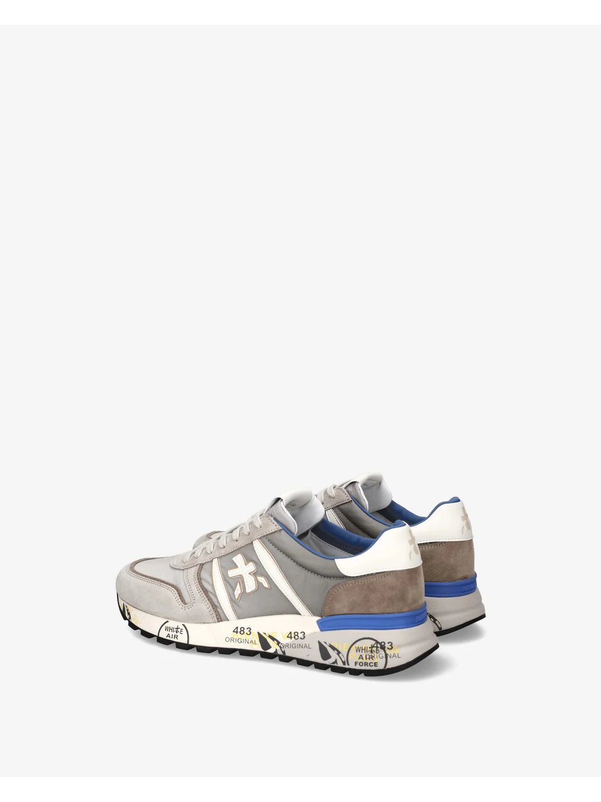 PREMIATA Sneaker Uomo  LANDER VAR 8010 LIGHT GREY - Image 3