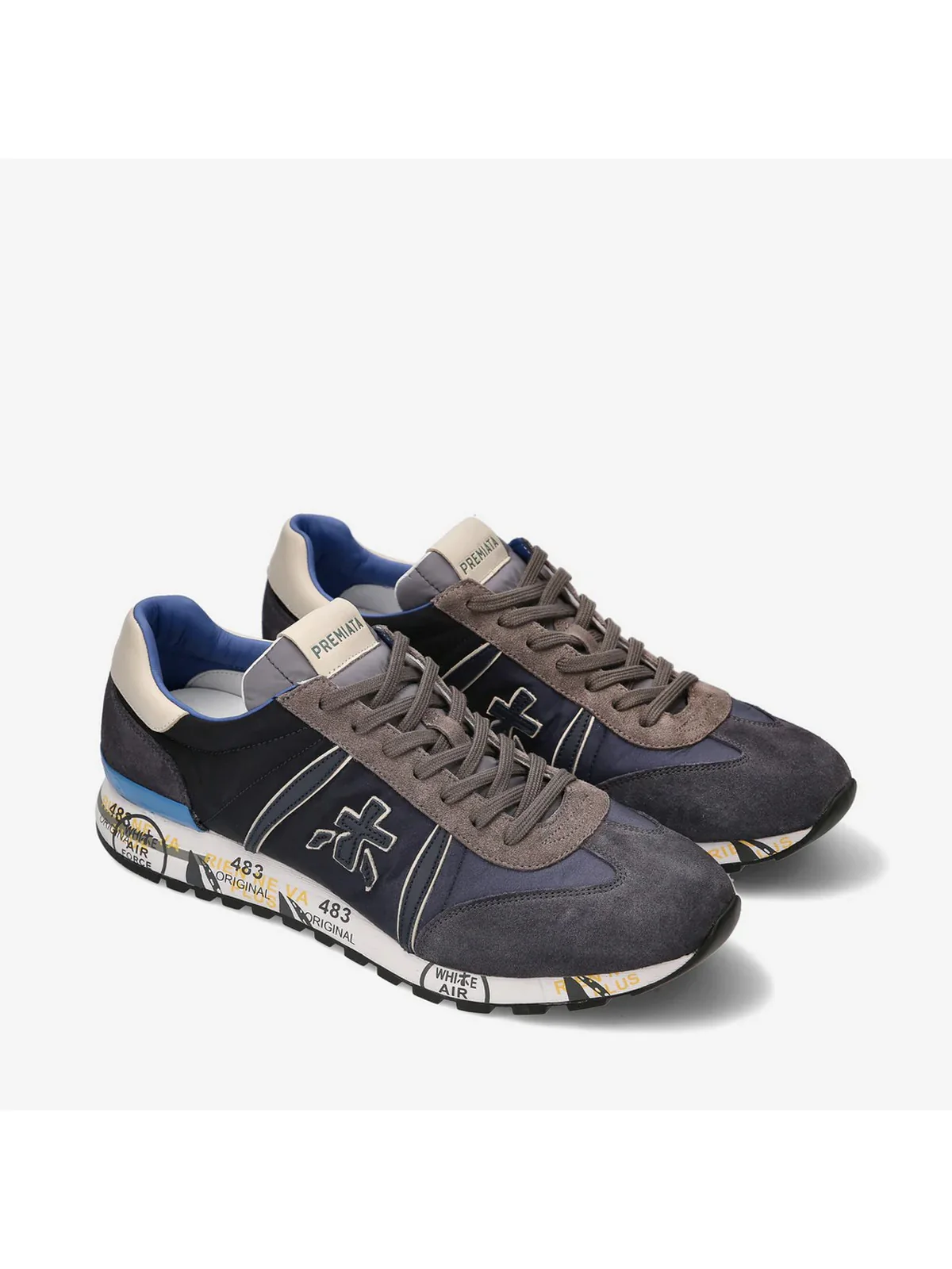 PREMIATA Sneaker Uomo LUCY VAR 5902 Blu - Image 4