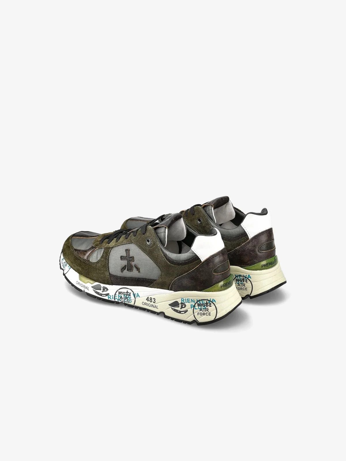 PREMIATA Sneaker Uomo  MASE VAR 4005 MILITARY GREEN - Image 3