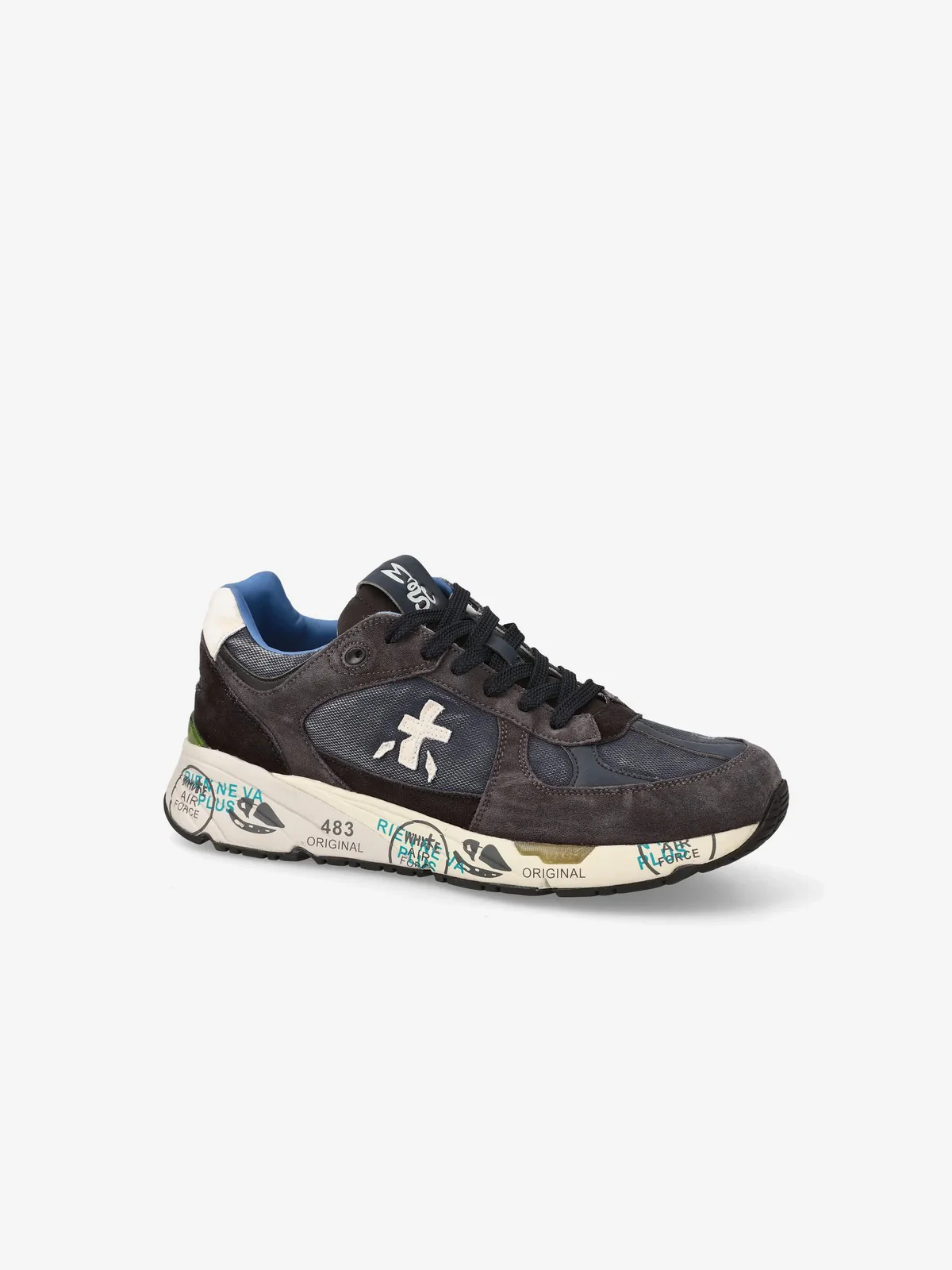 PREMIATA Sneaker Uomo  MASE VAR 7819 DARK BLUE/DARK BROWN - Image 6