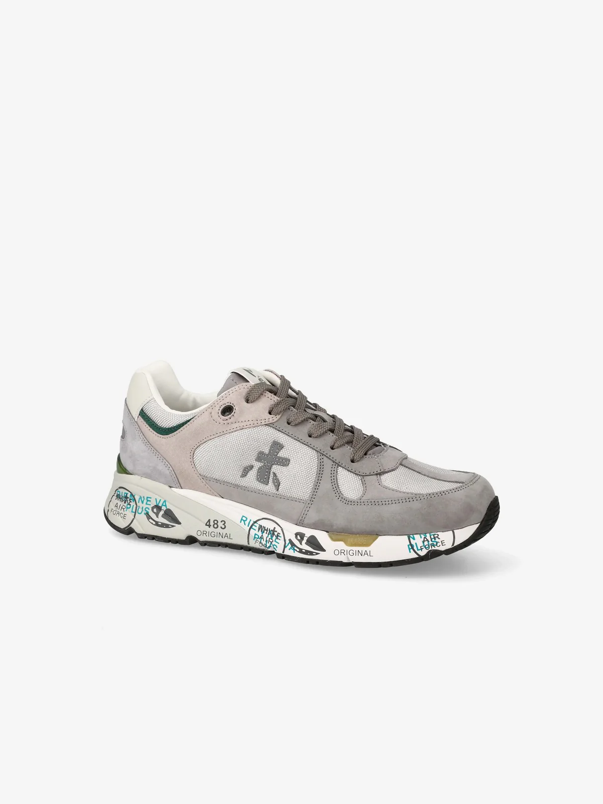 PREMIATA Sneaker Uomo MASE VAR 7821 GREY - Image 6