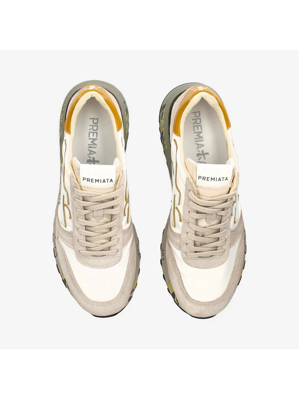 PREMIATA Sneaker Uomo  MICK VAR 6613 Bianco - Image 6