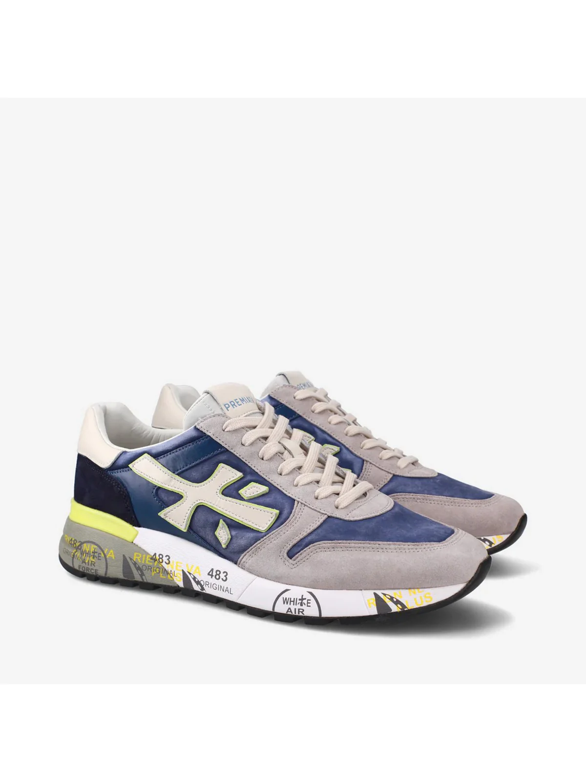 PREMIATA Sneaker Uomo MICK VAR 6819 Grigio - Image 4