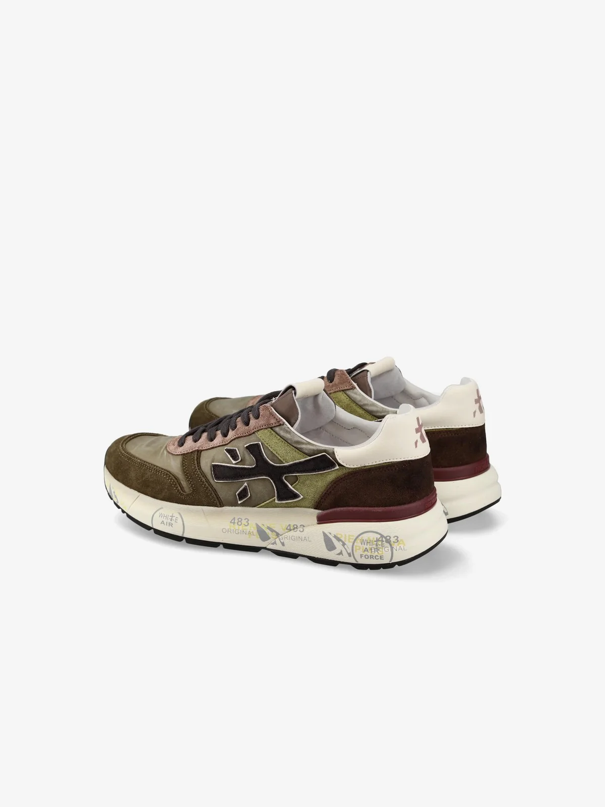 PREMIATA Sneaker Uomo  MICK VAR 7717 MILITARY GREEN/BROWN - Image 3