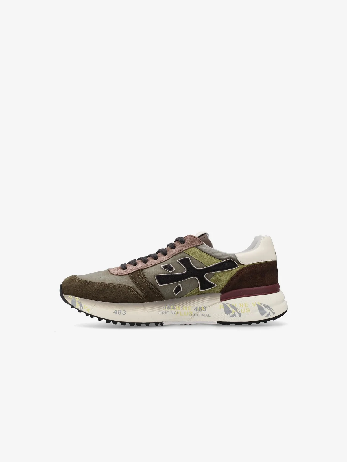 PREMIATA Sneaker Uomo  MICK VAR 7717 MILITARY GREEN/BROWN - Image 4