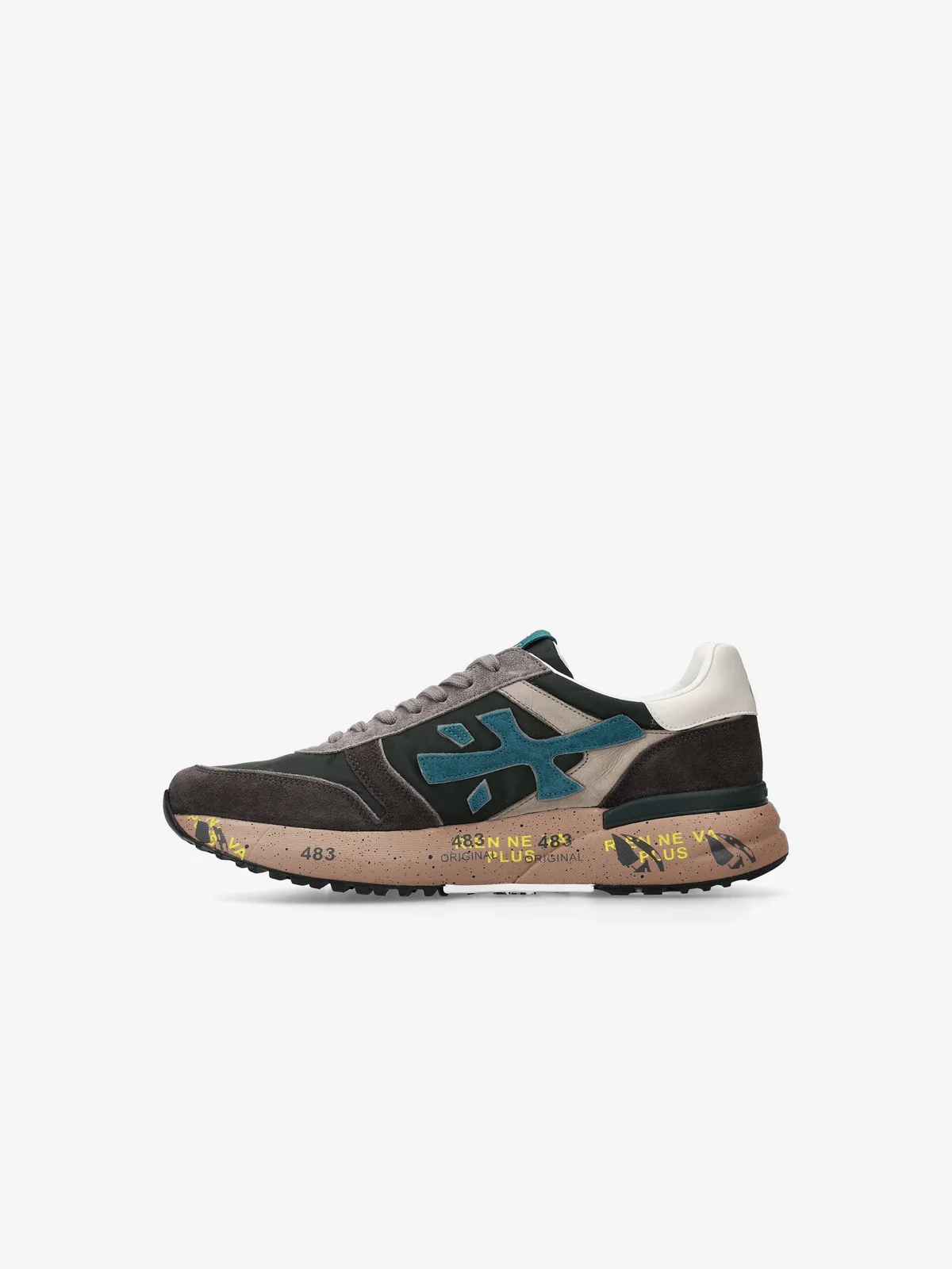 PREMIATA Sneaker Uomo  MICK VAR 7864 DARK GREEN/DARK BROWN - Image 4