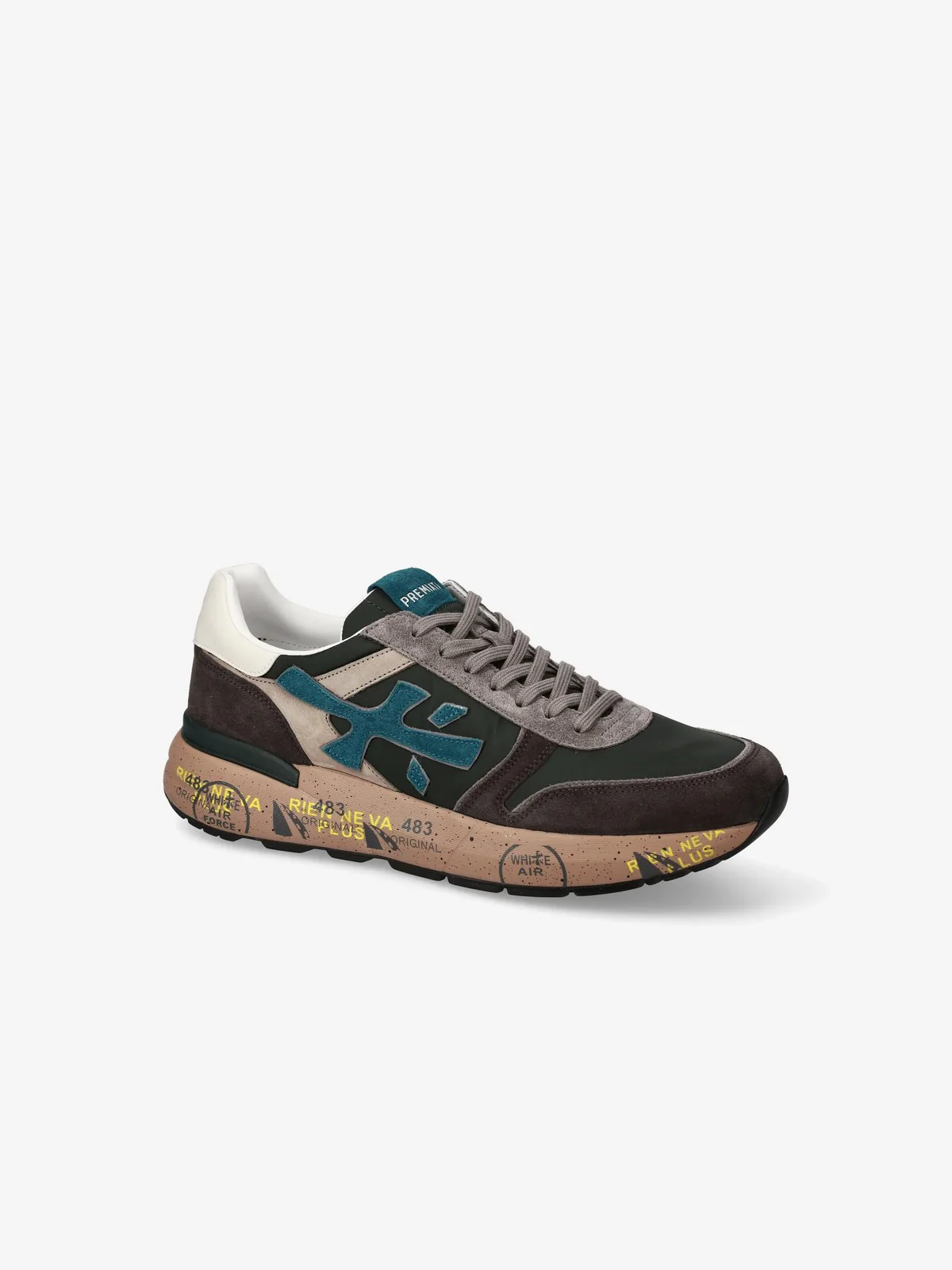 PREMIATA Sneaker Uomo  MICK VAR 7864 DARK GREEN/DARK BROWN - Image 6