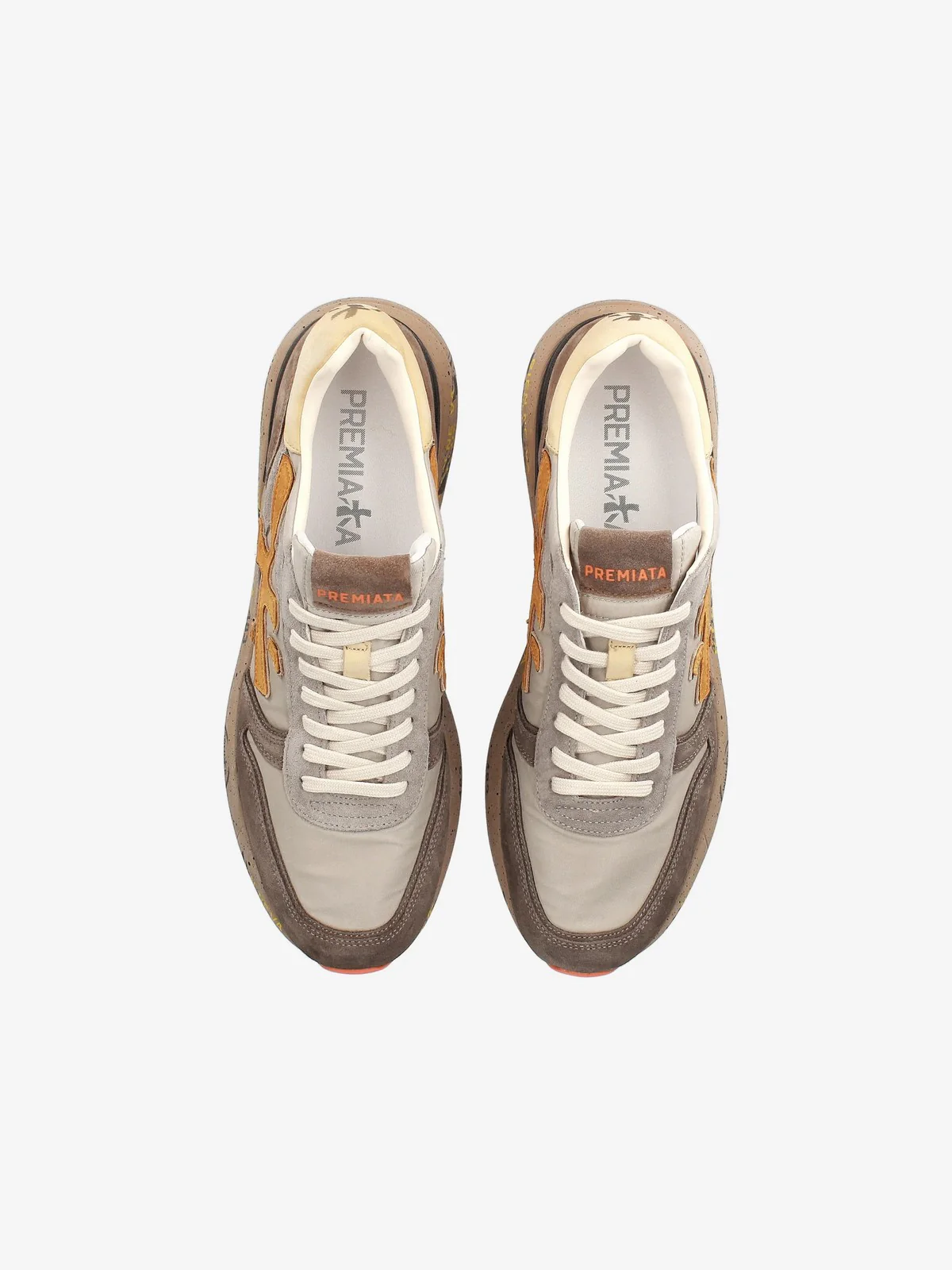 PREMIATA Sneaker Uomo  MICK VAR 7866 TAUPE/BROWN - Image 2