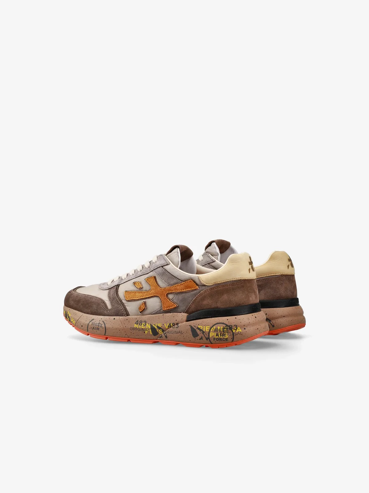 PREMIATA Sneaker Uomo  MICK VAR 7866 TAUPE/BROWN - Image 3