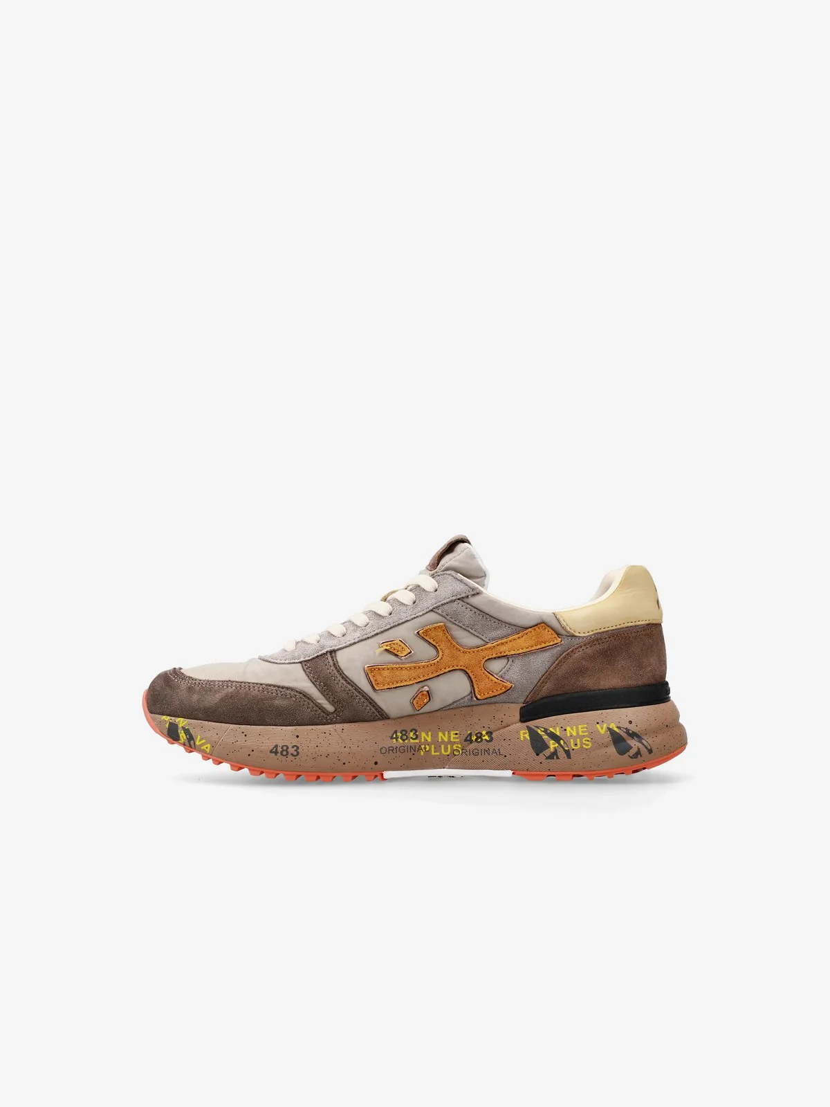 PREMIATA Sneaker Uomo  MICK VAR 7866 TAUPE/BROWN - Image 4