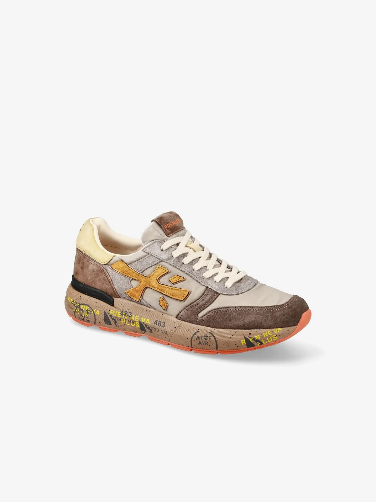 PREMIATA Sneaker Uomo  MICK VAR 7866 TAUPE/BROWN - Image 6