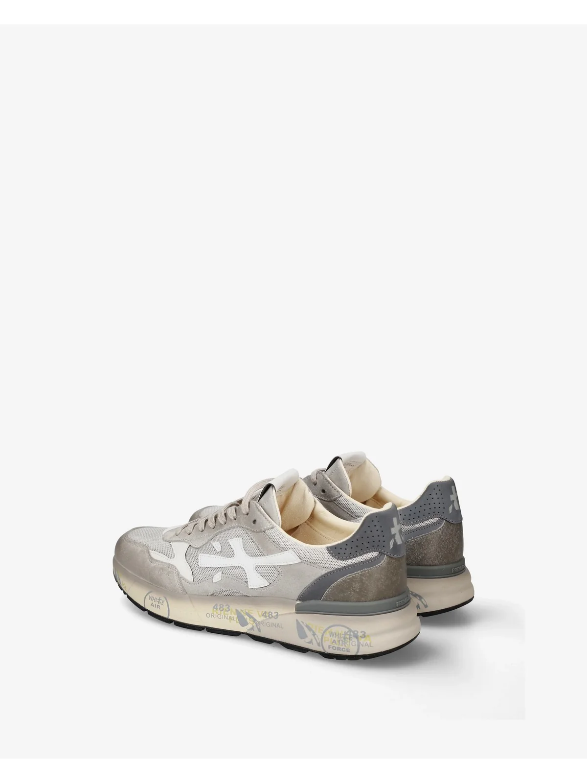 PREMIATA Sneaker Uomo  MICK0.1 VAR 8117 LIGHT GREY - Image 3