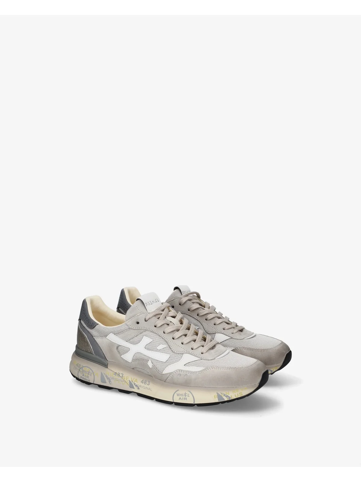 PREMIATA Sneaker Uomo  MICK0.1 VAR 8117 LIGHT GREY - Image 6