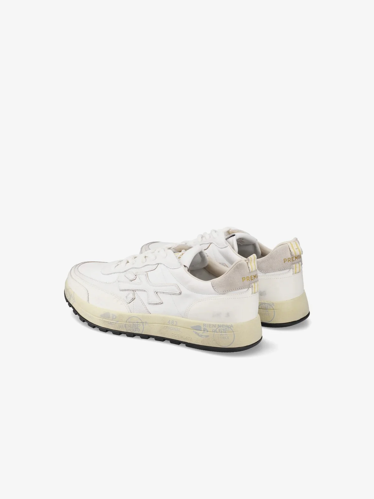 PREMIATA Sneaker Uomo NOUS VAR 7738 WHITE - Image 3