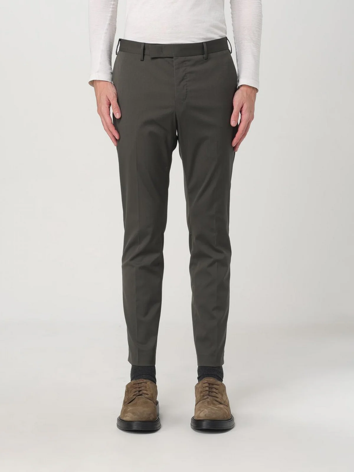 PT TORINO Pantalone Uomo Dieci COASX0Z00FWD MR84 0155 Marrone - Image 4