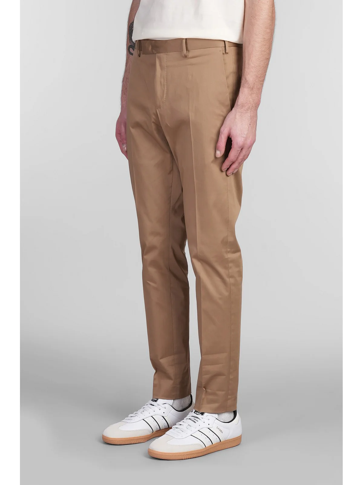 PT TORINO Pantalone Uomo Dieci COASX0Z00FWD NU68 0130 NOCCIOLA - Image 3