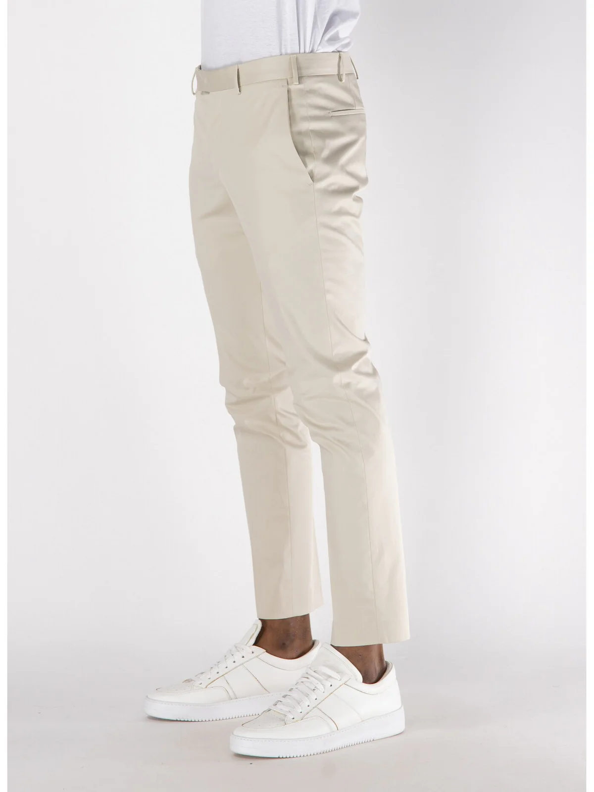 PT TORINO Pantalone Uomo Dieci COASX0Z00FWD SD59 0010 Bianco - Image 6