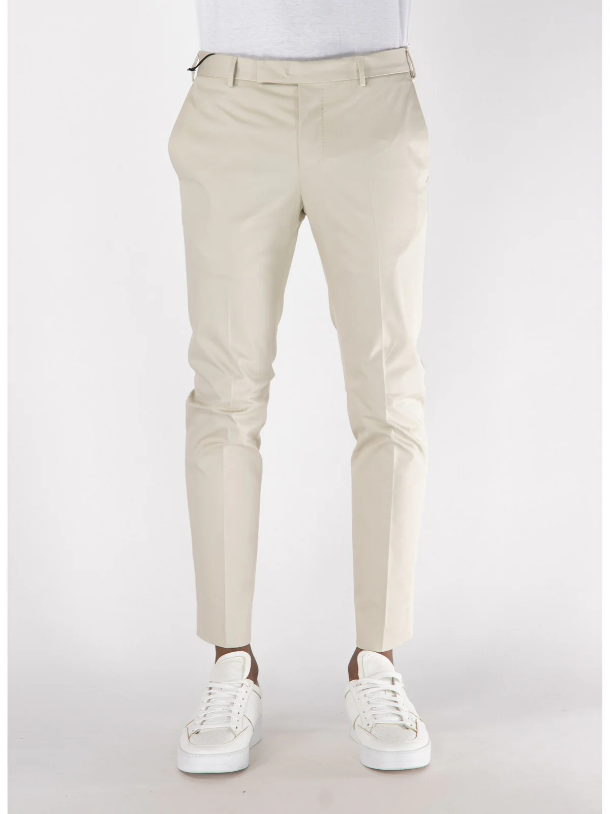 PT TORINO Pantalone Uomo Dieci COASX0Z00FWD SD59 0010 Bianco - Image 7