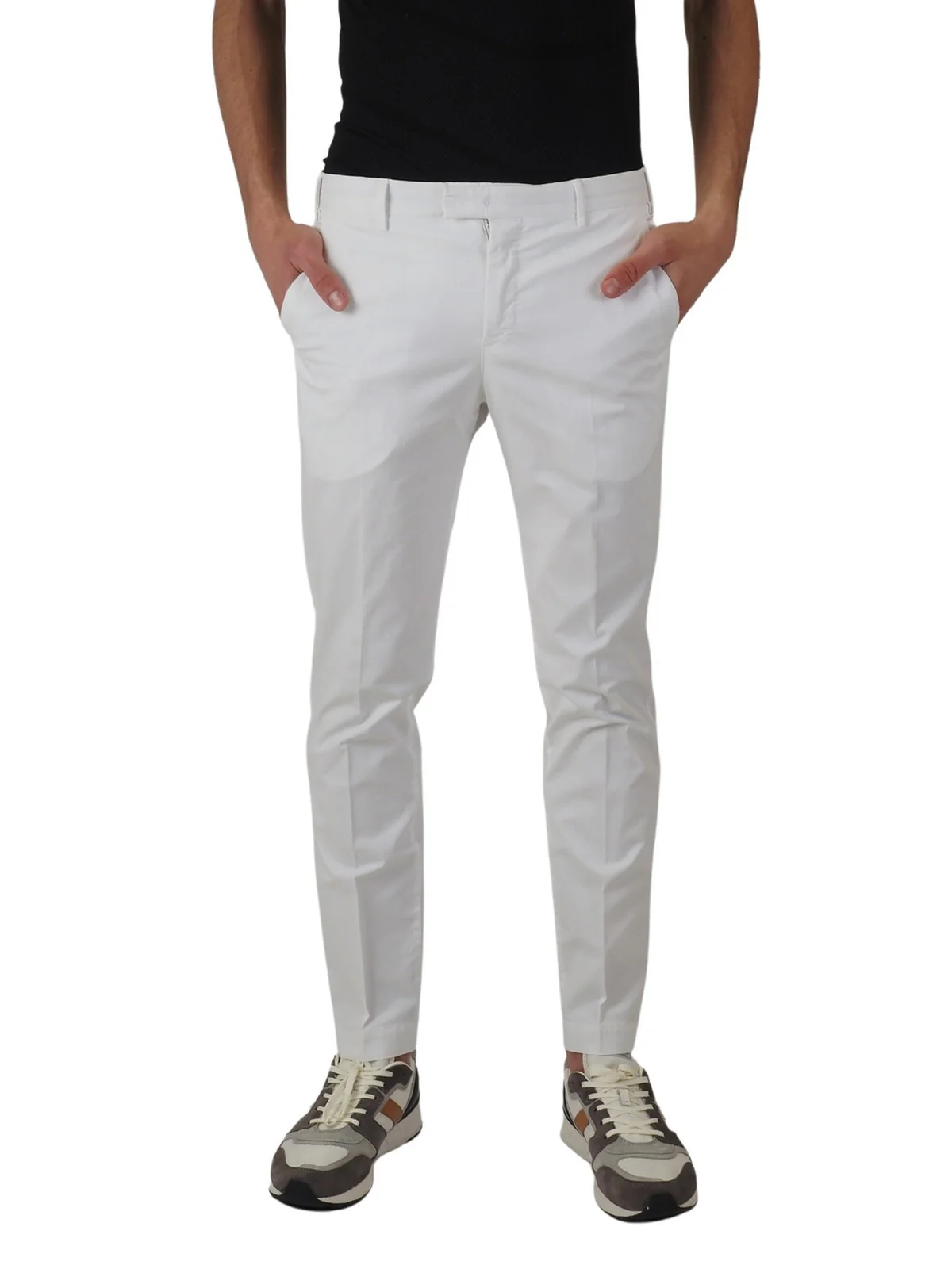 PT TORINO Pantalone Uomo Master COATMAZ00CL1 NU35 Y010 Bianco - Image 2