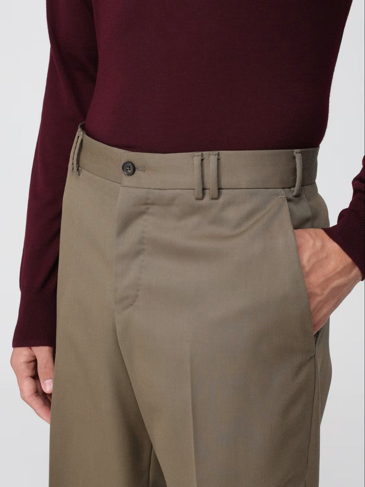 PT TORINO Pantalone Uomo MICHAEL COAFJDB00REW SD74 0100 Coloniale - Image 4