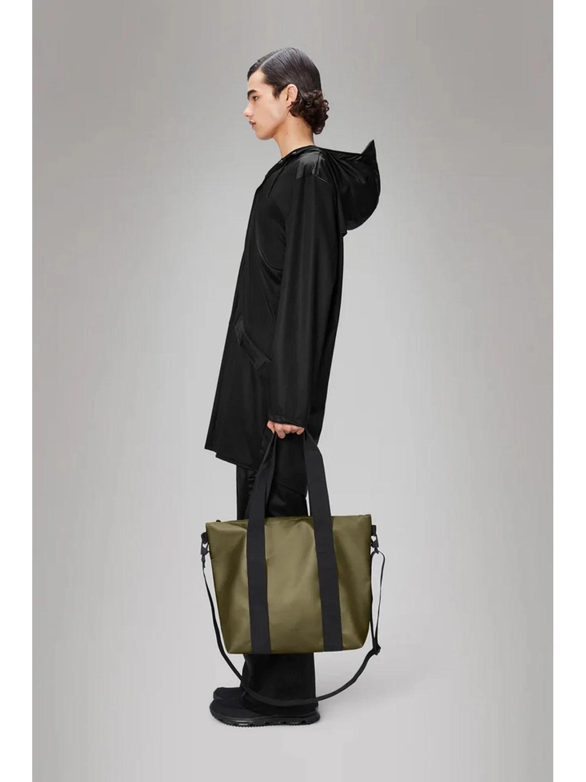 RAINS Borsa Unisex adulto Tote Bag Mini W3 14160 105 Revel Verde - Image 3