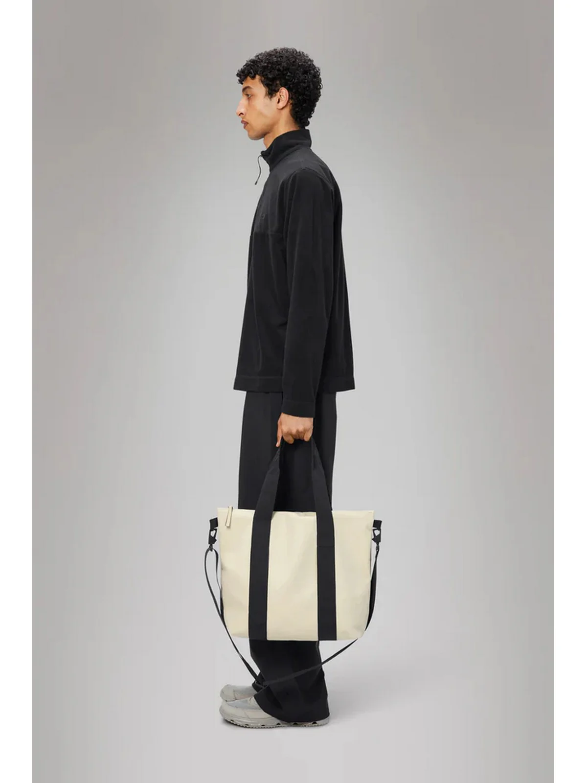 RAINS Borsa Unisex adulto Tote Bag Mini W3 14160 26 Dune Beige - Image 2