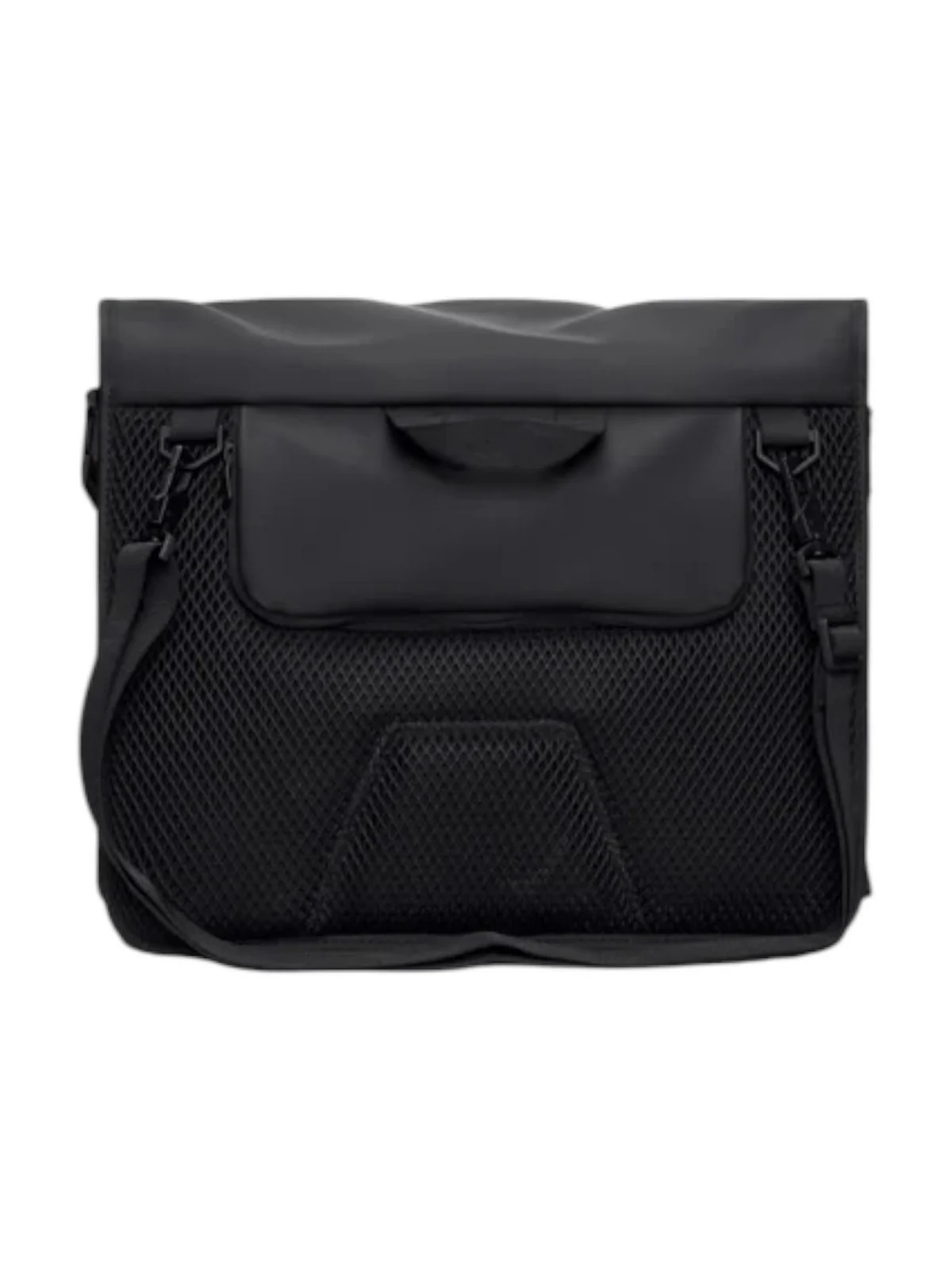 RAINS Borsa Unisex adulto Trail Rolltop Messenger Bag 14490 01 Black Nero - Image 2
