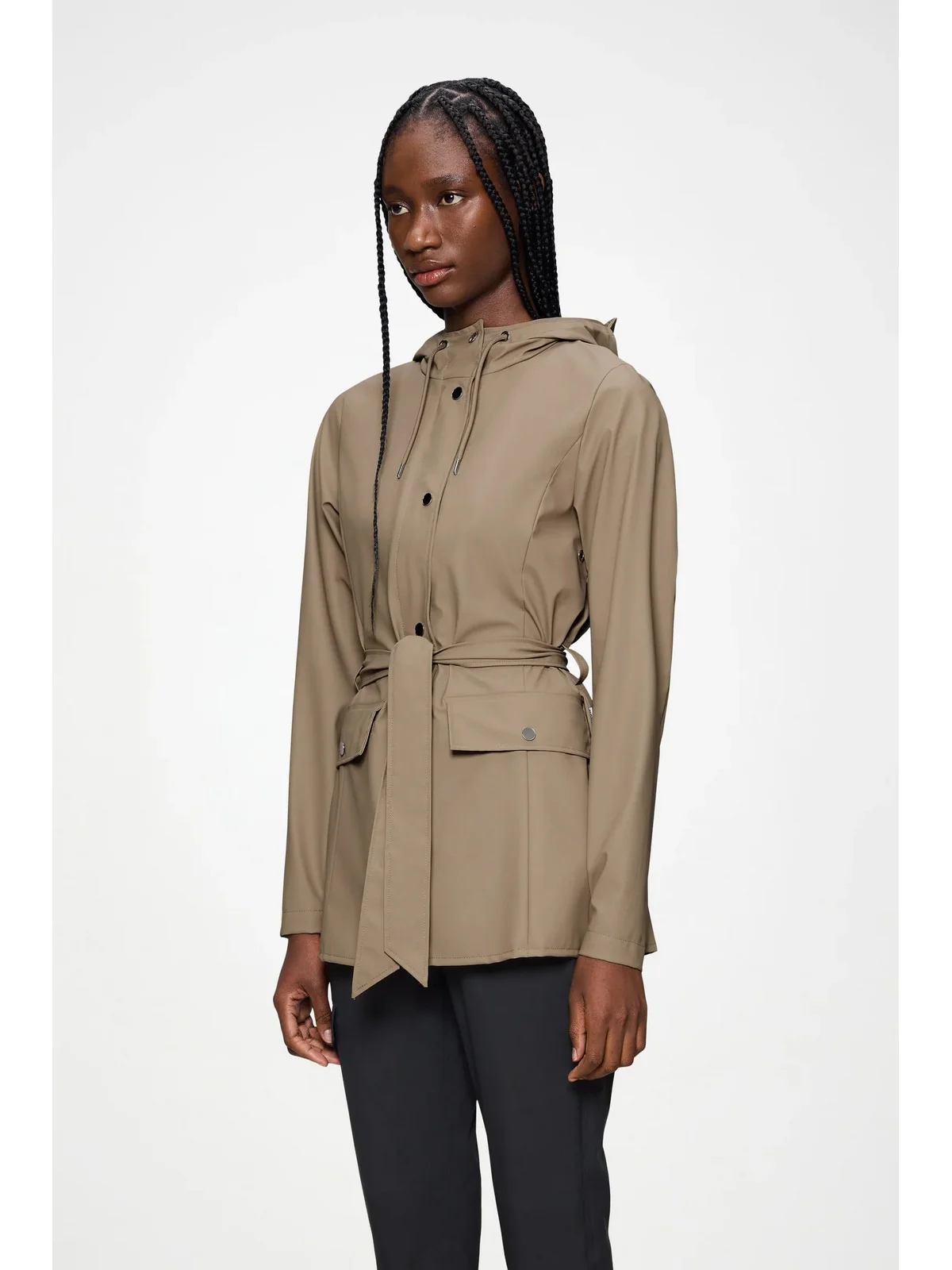 RAINS Giubbino Donna  12100 133 BEIGE Beige - Image 2