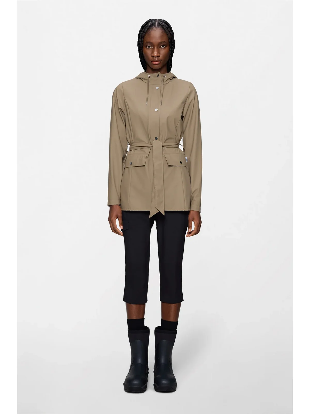 RAINS Giubbino Donna  12100 133 BEIGE Beige - Image 5