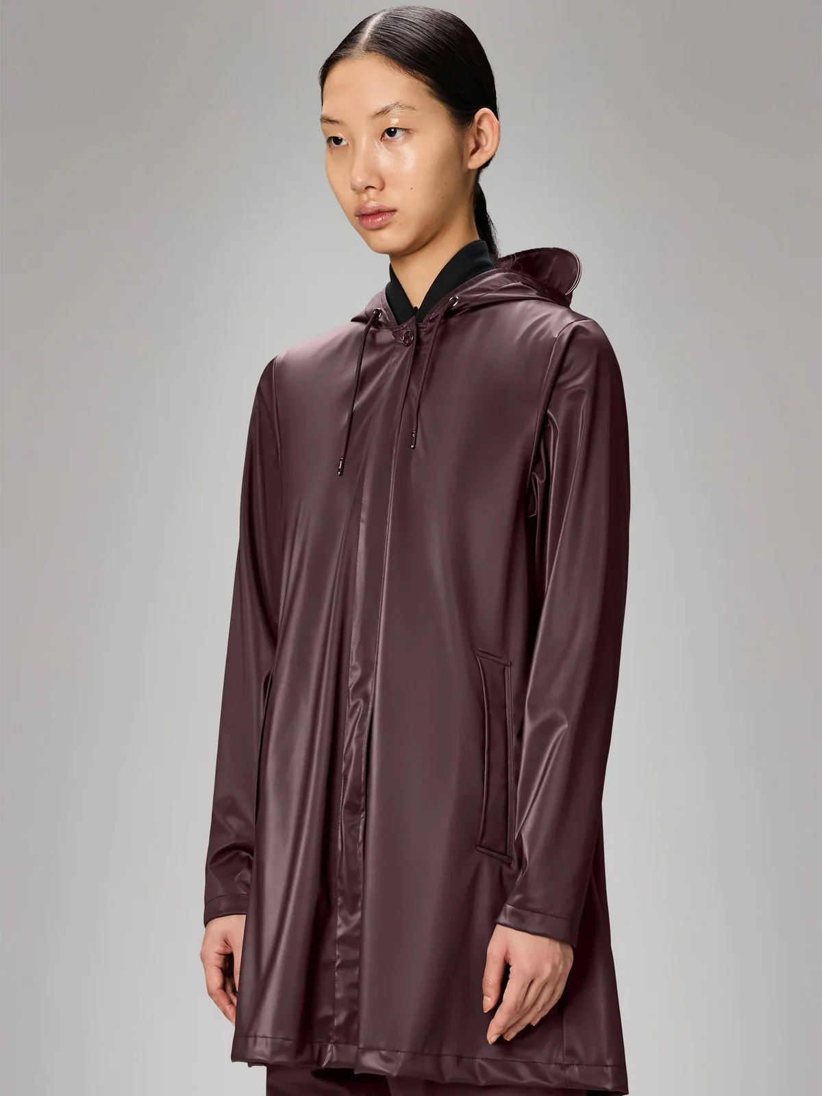 RAINS Giubbino Donna A-line W Jacket W3 18050 129 Depth Depth - Image 2